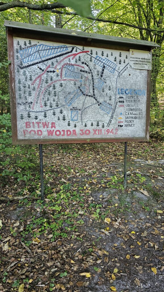 Marsz Śladami AK- na trasie do Wojdy